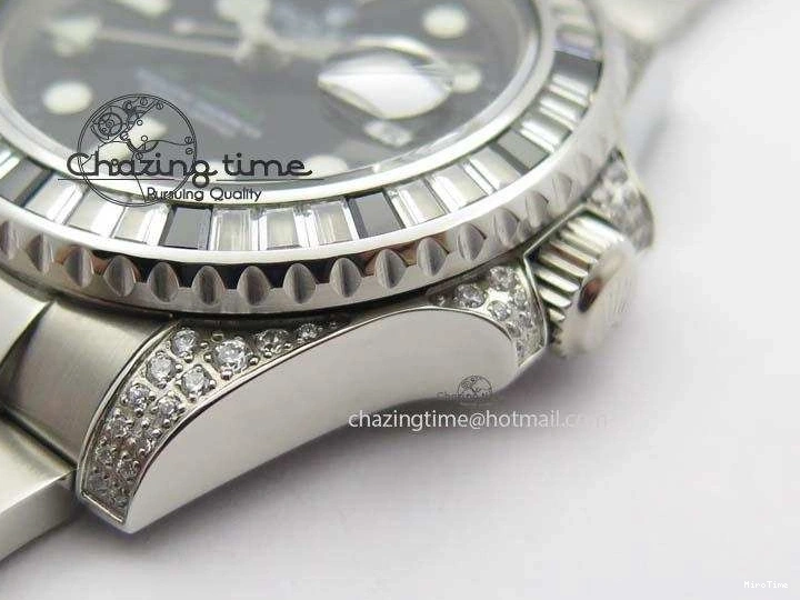 MiroTime 0405 GMT-Master II 116759 SS Bp-Maker Black Ruby Crystal Black Dial On SS Bracelet A UrbanChic 3767